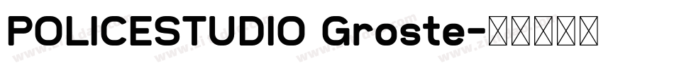 POLICESTUDIO Groste字体转换